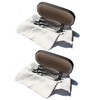 2 Packs Metal Folding Reading Glasses with Case Slim Stylish