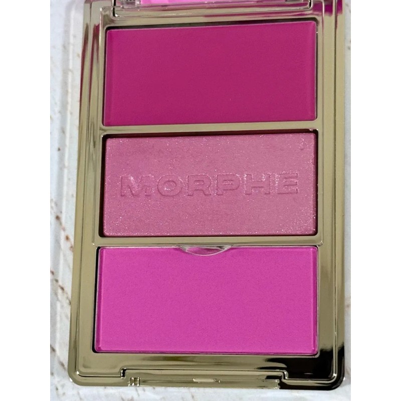 Rubor Morphe Cheek Thrills Multi-finish Face Trio Paleta Apres-ski