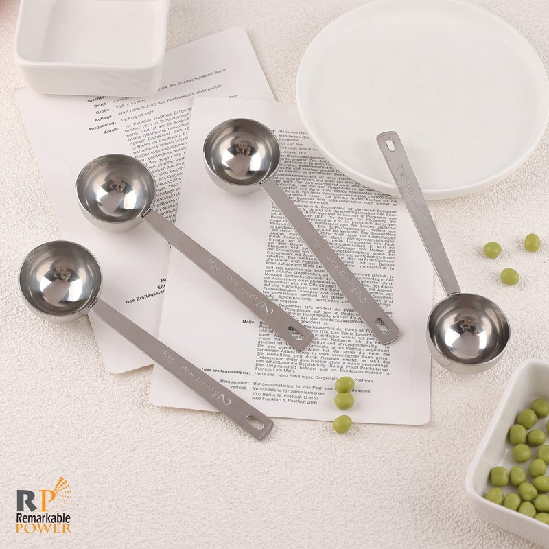 RP Remarkable Power, 4 Pack 30 ml Silver Stainless Steel