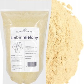 Ginger Ground Natural & Aromatic 200 g Pure Spice without Additives Ideal for Cooking, Baking & Hot Drinks Versatile KUCHNIA ZDROWIA