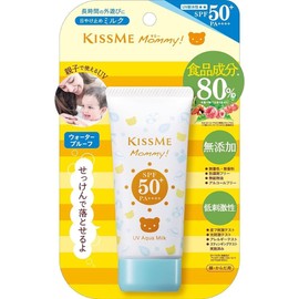 KissMe [US Seller] Isehan Kiss Me Mommy Kids UV Aqua Milk Sunscreen SPF50+/PA++++