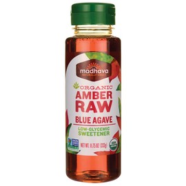 Madhava Ámbar Orgánico Ágave Azul Crudo - 11.75 oz