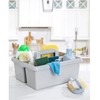 2 x Basket with Carry Handle - Grey - 2