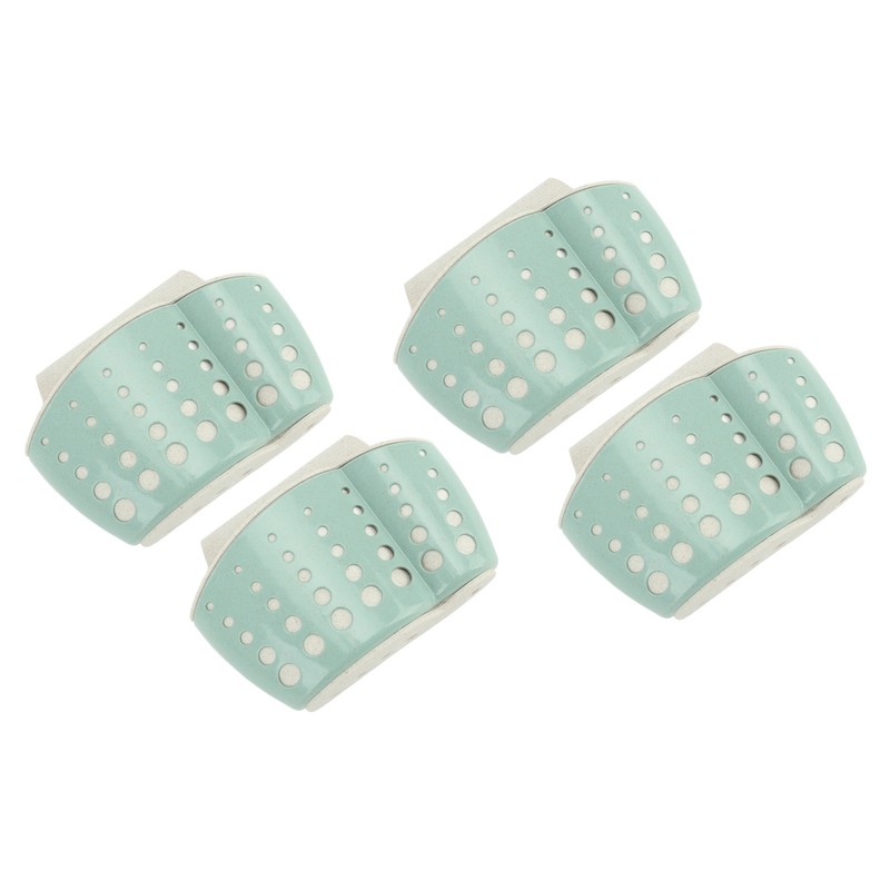4Pcs Sink Sponge Holder PP 2 Layer Adjustable Strap Soap