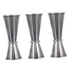 Gatuida 3Pcs Stainless Steel Double End Jigger Cups Cocktail Measuring