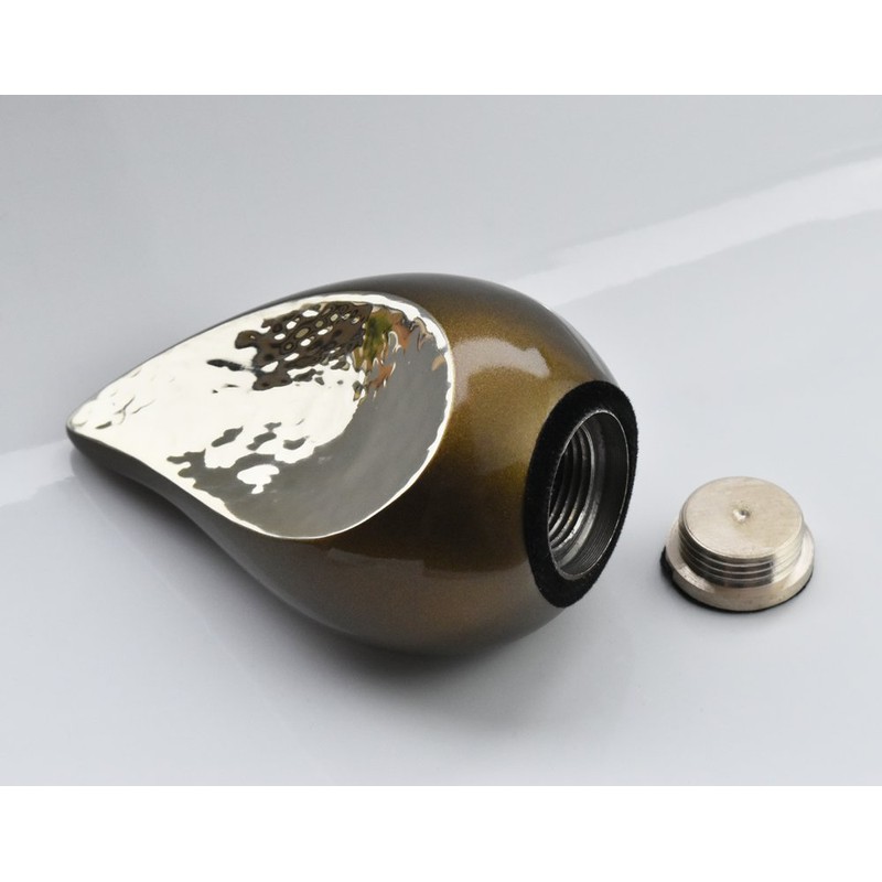 T-801 Mirai Creative Mini Urn Teardrop Gold Brass Screw Type