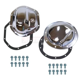 AutoNets Chrome Differential Covers Chevy GMC Truck 4x4 Blazer Jimmy V8 10 Bolt Dana 44