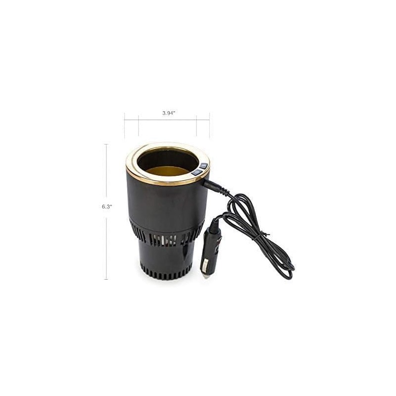 12V Premium 2-in-1 Smart Heating Cooling Car Cup Car Cooling