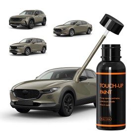 XTryfun 48T Zicron Sand Touch Up Paint for Mazda, DIY Car Paint Scratch Repair Kit, Quick & Easy Fix Automotive Scratch Repair for CX-5/CX-50/CX-30/CX-70/Mazda3/MX-5/Miata