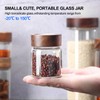 Patoper Glass Spice jars Glass Jars with Screw Lid 5