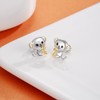 925 Sterling Silver Monkey Earrings Stud Hypoallergenic Cute Animal Jewelry