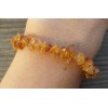 NATURAL CITRINE STONE GEMSTONE STRETCHY CHIP BRACELET