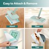 Newbealer 48 PCS Disposable Mop Pads for NB602N Steam Mop,