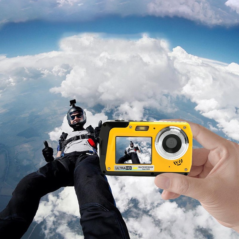 56Million Pixel Dual Screen Digital Camera Waterproof Camera with HD