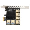 PCI E 1 to 6 Riser Card IC Heat Sink