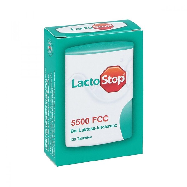 LACTOSTOP 5,500 FCC Tablets Click Dispenser Pack of 120