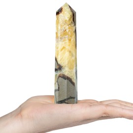 Crocon® Septarian Crystal Tower Wand Obelisk Octagon Decor Gift