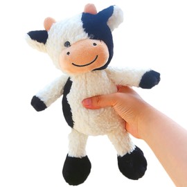 CHELEI2019 11.8" Cow Stuffed Animal Plush Soft Christmas Cow Plushies Toy for Kids,Girls