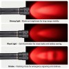 Toolzia Rechargeable Zoomable Red Light Flashlight