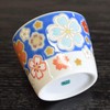 Sobachoko Stylish Tableware, Kutani Ware, Soba Inokuchi, Cherry Blossom Pattern,