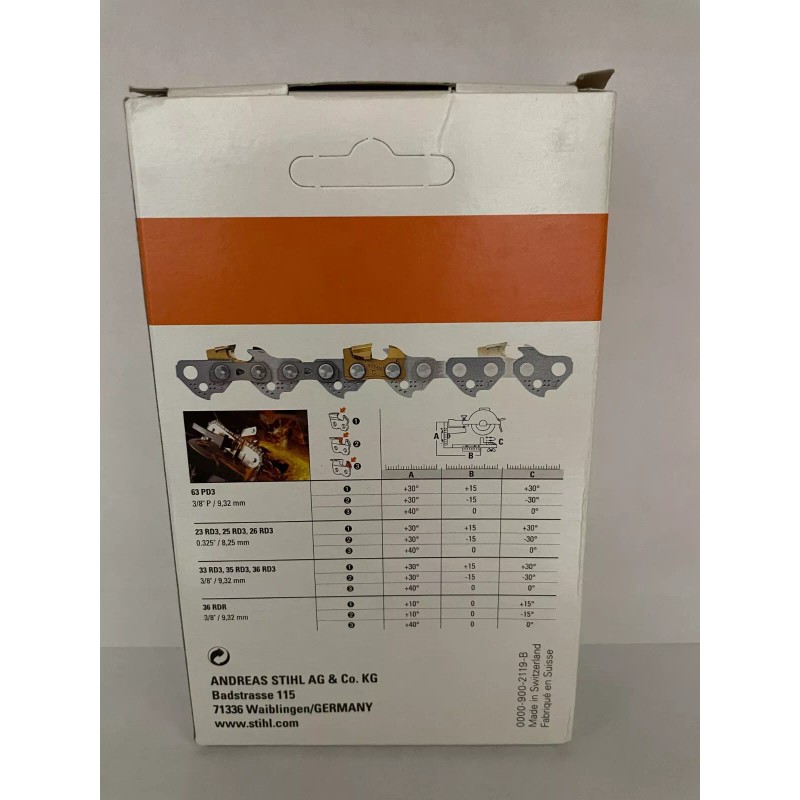 STIHL 33RD3 91 STIHL 3/8 28 in NEW CARBIDE CHAINSAW