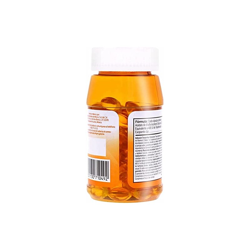 GELCAPS Vitamina E 400mg Con 300 Cápsulas Antioxidante