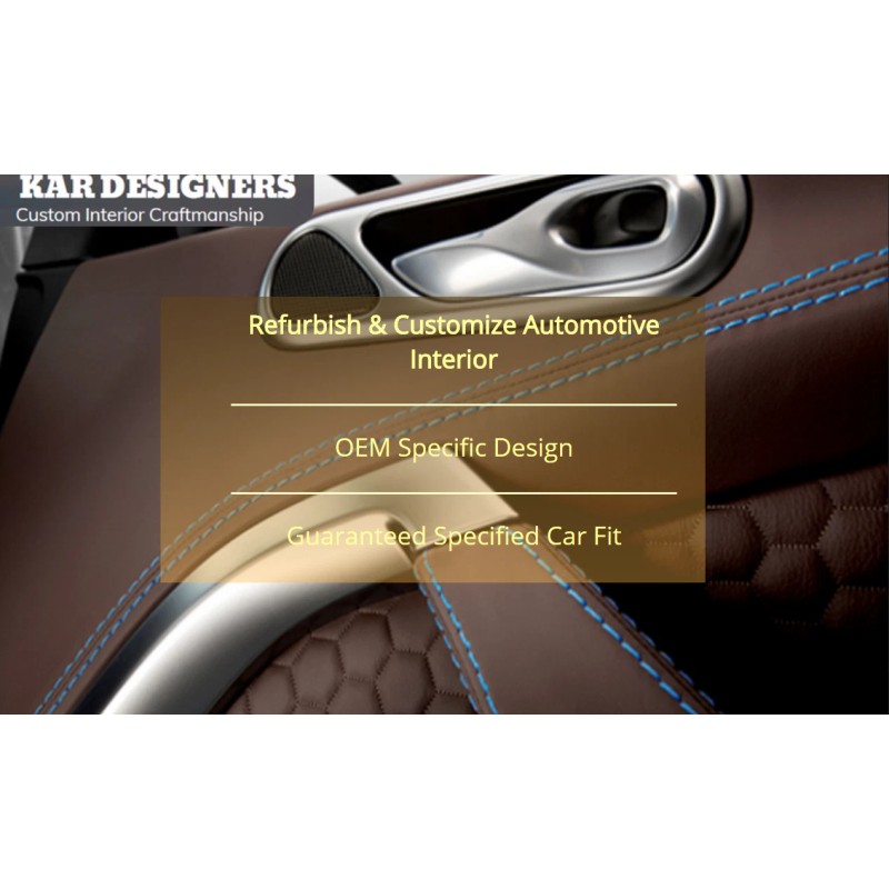 Kar Designers Fits 02-10 Lexus SC 430 Black Real Leather