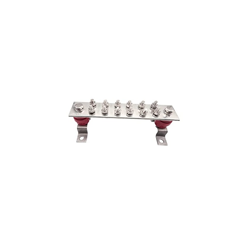 GOUNENG Wall Mounted Pure Copper Ground Bus Bar Kit -
