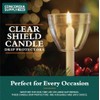 Concordia Supply Clear Shield Candle Drip Protectors - (Pack of