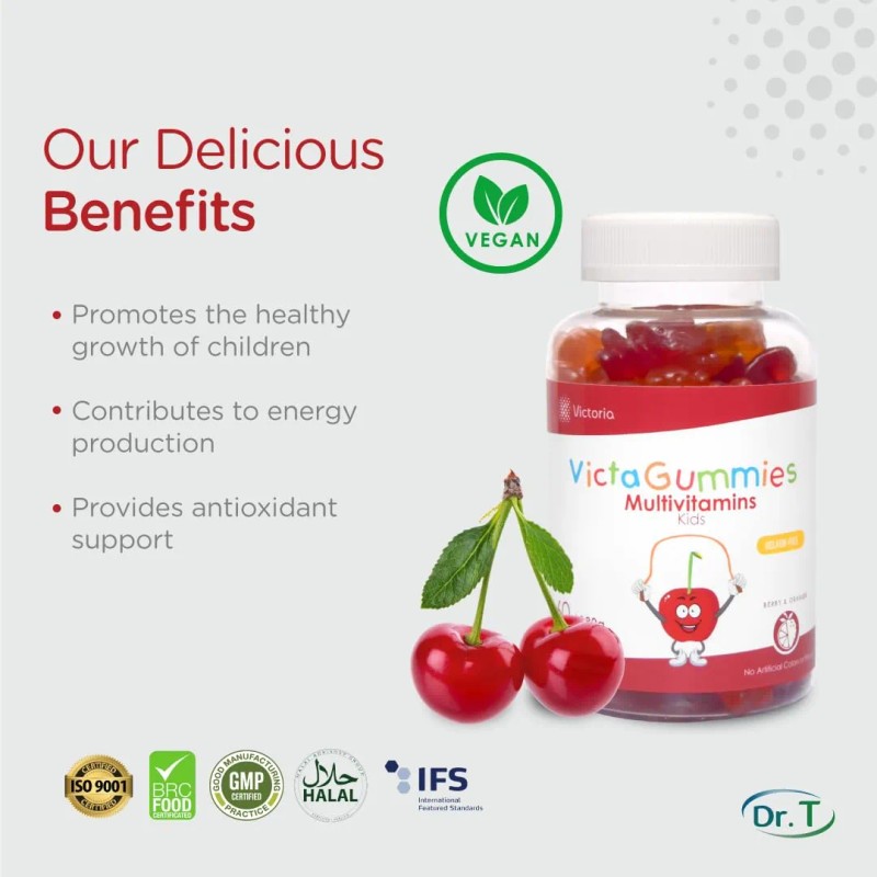 Dr. T Victagummies Gomitas Multivitaminas Para Niños 120