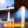Solar Flood Light Outdoor Remote 6000K Bright White Floodlights Ip65