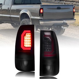 Sheraho LED Tail Lights Pair Compatible with Ford 1997-2003 F150 1999-2007 F250 F350 F450 F550 SuperDuty Pickup Truck Taillights Brake Lamps w/Reverse Bulb Driver & Passenger Side