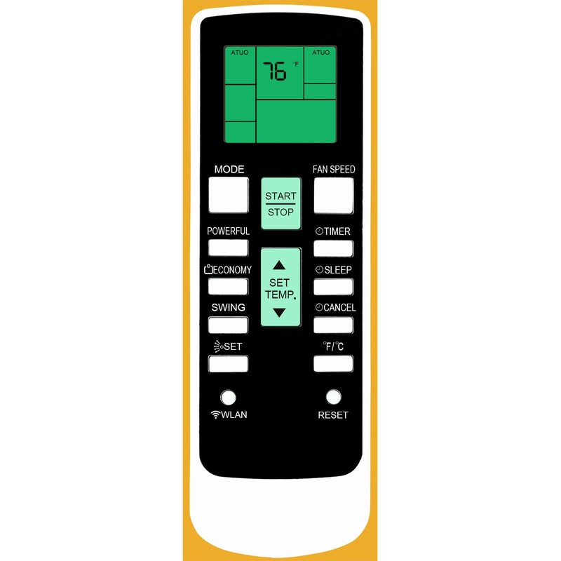 XINJISHIMIN Replacement for Fujitsu Air Conditioner Remote Control AR-RPB1U 9334141007