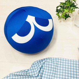 MORIPiLO 4621623 Puyo Puyo Cushion, 11.8 x 9.8 x 3.9 inches (30 x 25 x 10 cm), Character Goods, Body Pillow, Stuffed Toy, Blue, Morishita