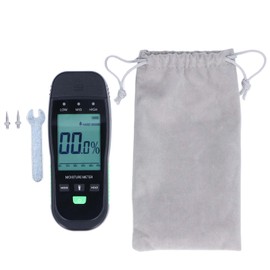 Wood Moisture Meter High Accuracy LCD Display Professional Moisture Content Meter for Bricks Wall Plaster Floors Cabinets