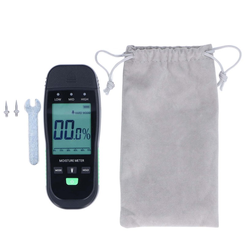 Wood Moisture Meter High Accuracy LCD Display Professional Moisture Content