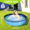 Dog Pool, Foldable Pet Swimming Pool with 6mm High-Strength PP