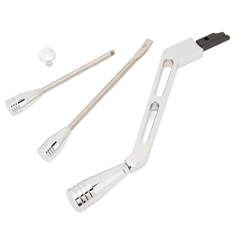 Shifter Lever Turn Signal Hazard Tilt Kit Polished Billet Stainless