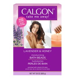 Perlas de baño ultrahidratantes Calgon (lavanda y miel, 30 onzas)