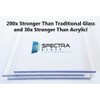 24" x 24" (1/2" Thick) Spectra Glass Clear Polycarbonate Lexann