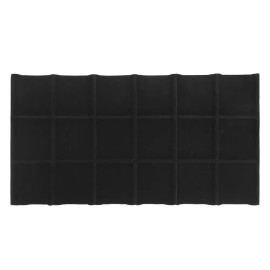 Unbranded Jewelry 18 Square Divided Insert Tray BLACK VELVET Showcase 1/2 Inch Height