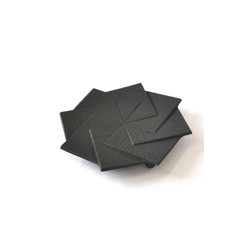 Ichitoudo Nambu Ironware Trivet Windmill Kazaguruma Black