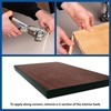 Outwater Plastic T molding 3/4 Inch Wide Stained Oak Woodgrain