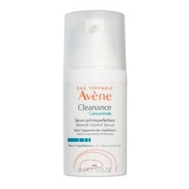 Avène Cleanance Concentrate Blemish Control Serum, clarifying water-gel, fragrance and silicone free, For acne-prone skin, airless pump, 1 fl. oz.
