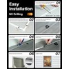 Paramondo 2 Sets DIY Window Screen Frame Kit, White, 46"