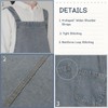 Surblue Cotton Denim Apron With 2 Pockets, Cross Back Aprons