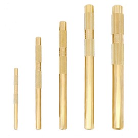 Generic 5 Piece Brass Drift Punch Set，Hand Tool Punches,Tools for Home use, 5/8in,1/4in,3/4in, 1/2in, 3/8 in,25073 25074 25075 25076 25077 Replace 67003, JJ777-3