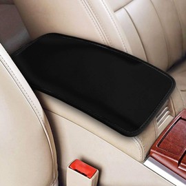 DORKEIXIA Black Auto Center Console Armrest Pad Universal Car Center Console Cover Seat Box Cover for Sedan, Van, SUV, Truck Car Accessorie