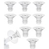 Flange Inserts 9PCS 15/17/19mm*3 Compatible with Momcozy M5/M6/M9/S12pro/S9pro/Spectra/Medela/Willow/TSRETE 24mm Breast