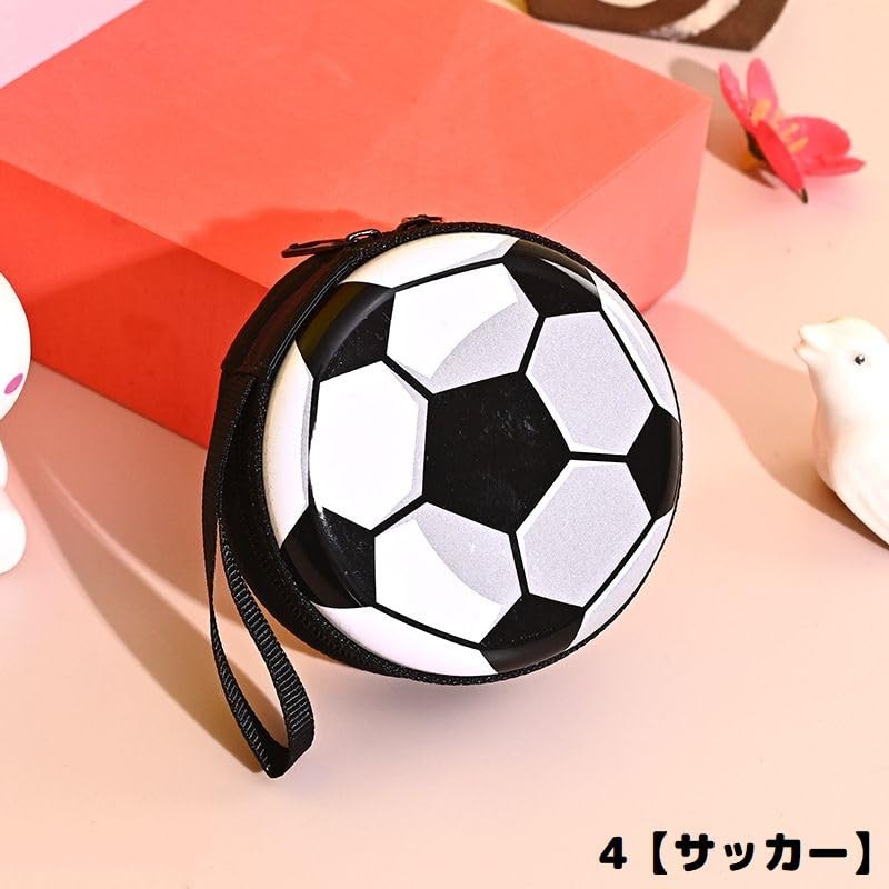 [Plus Nao] プラスナオ コインケース 小銭入れ 小物入れ ミニポーチ イヤホン収納 円型 丸型